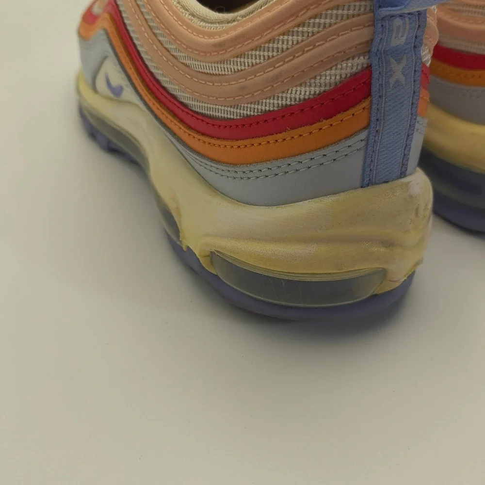 Nike‎ Air Max 97 Women's 7 Multicolor Pastel Rainbow Sneakers Low Top CW5588-001